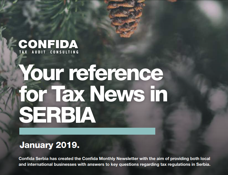 poreske vesti Januar 2019