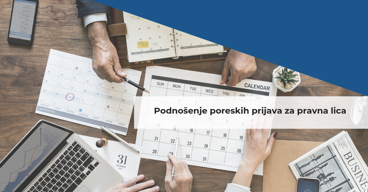 Podnošenje poreskih prijava za pravna lica 2019