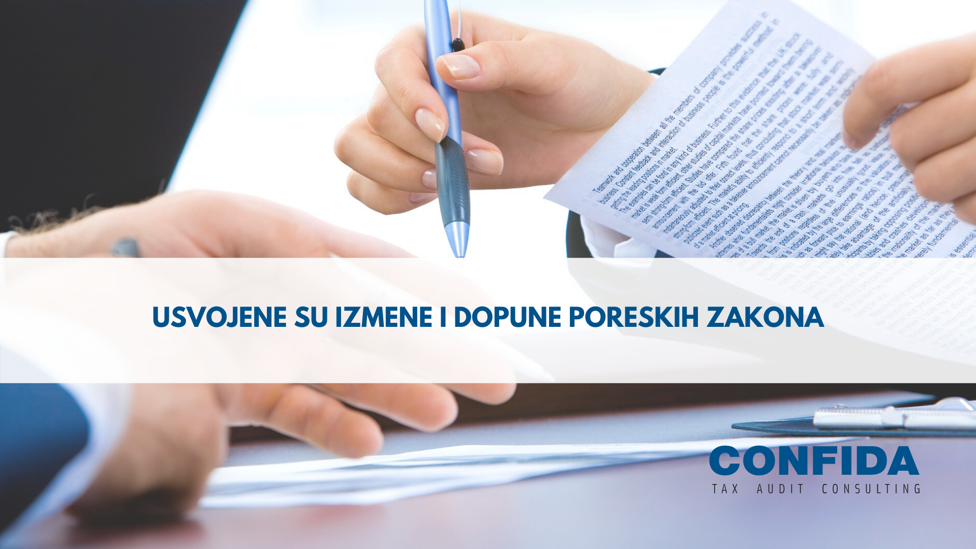 poreske izmene