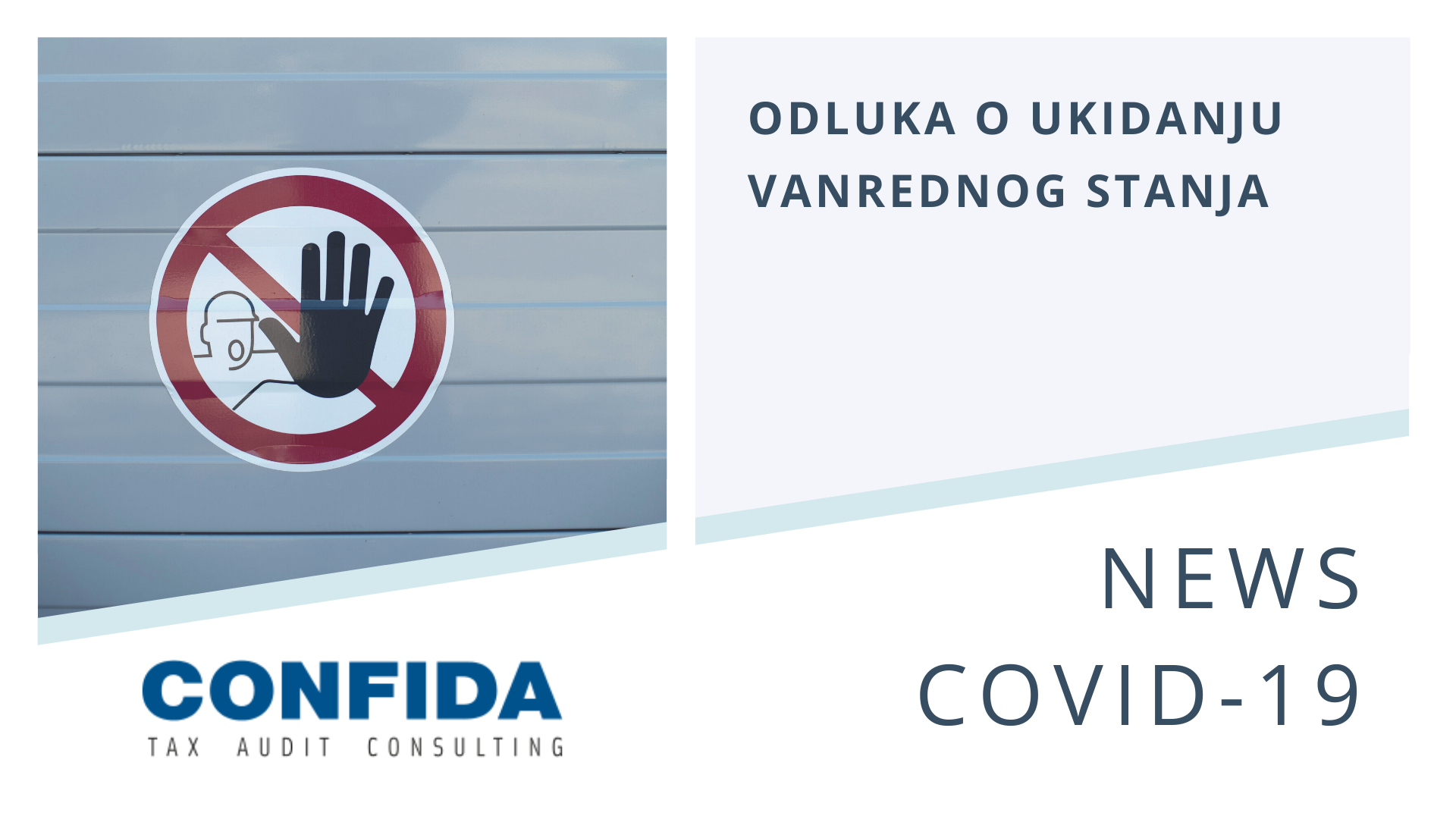 Odluka o ukidanju vandrednog stanja COVID-19