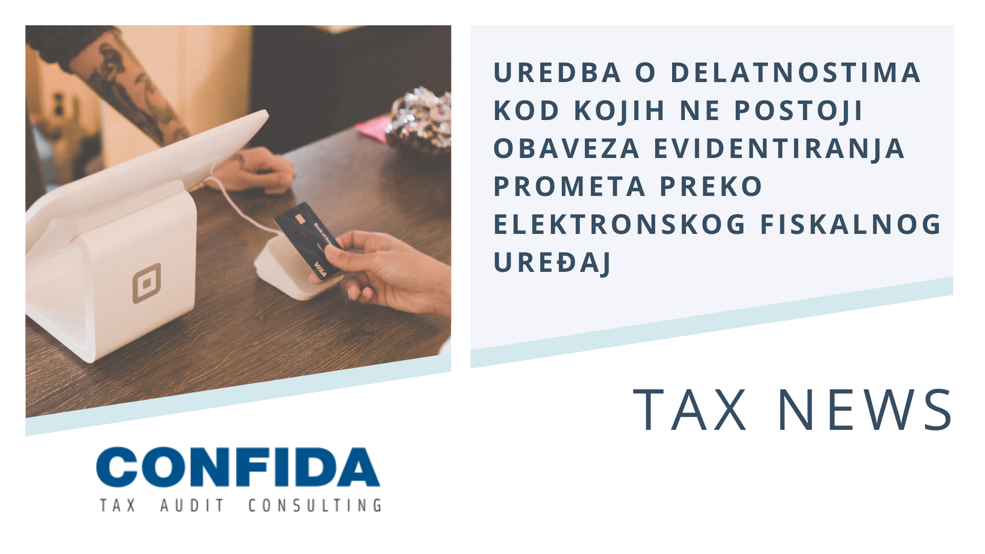 promet preko elektronskog fiskalnog uređaj