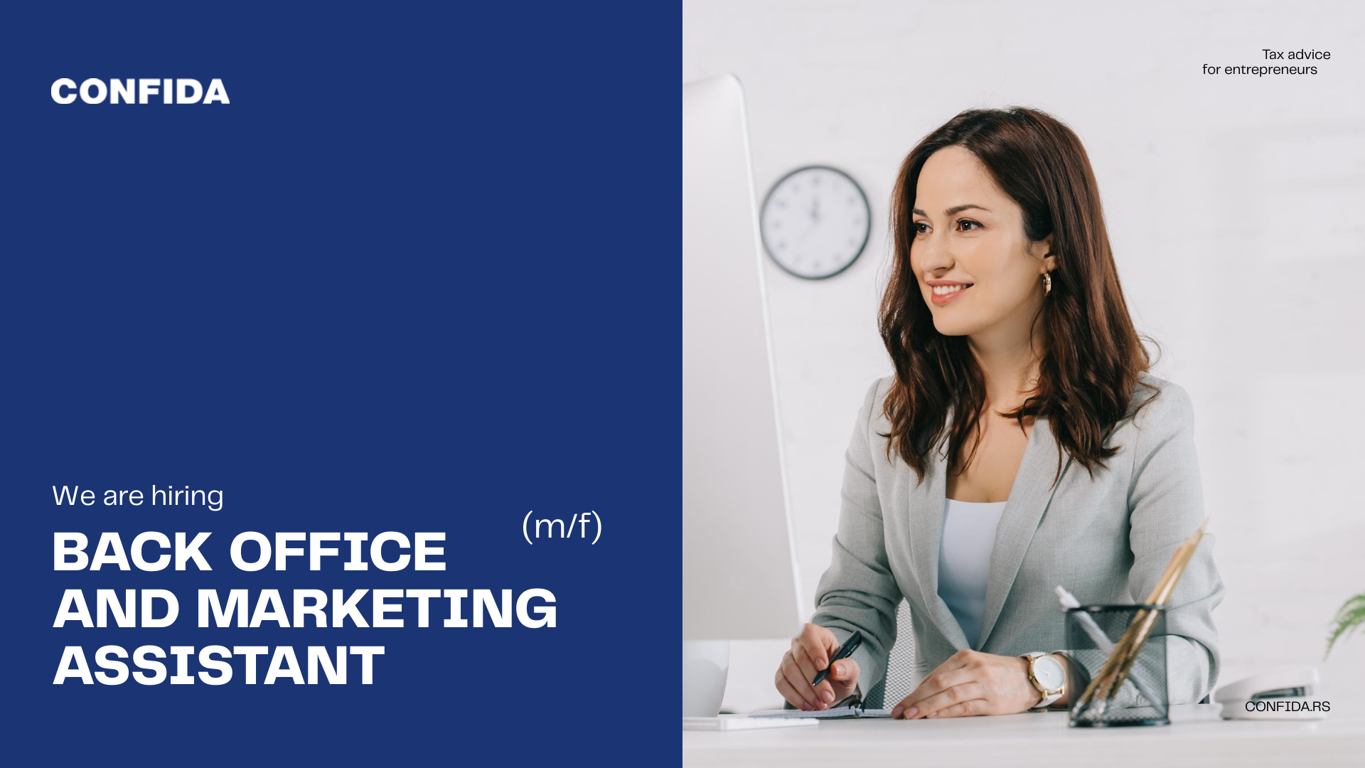 Back Office and Marketing Assistant Confida